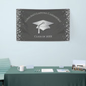 Grey and Silver Graduation Banner (Messeveranstaltung)