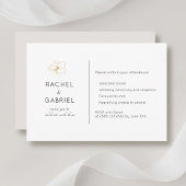 Grey and white | Chic Minimal Wedding RSVP