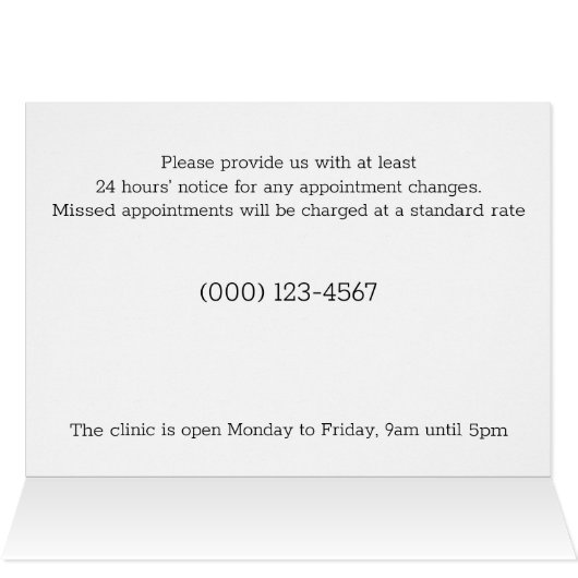 Grey and White Dentist (Innenansicht Horizontal (Oben))