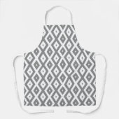 Grey and white diamond pattern schürze (Vorderseite)
