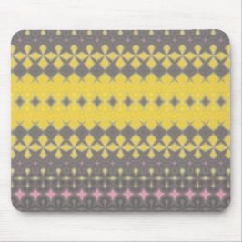 Grey and Yellow Stylish Mouse pad Mousepad