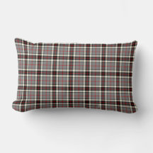 Grey, Black and Red Thompson Clan Formal Tartan