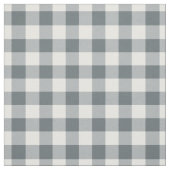 Grey Blue & White Plaid Gingham Stoff (Muster)