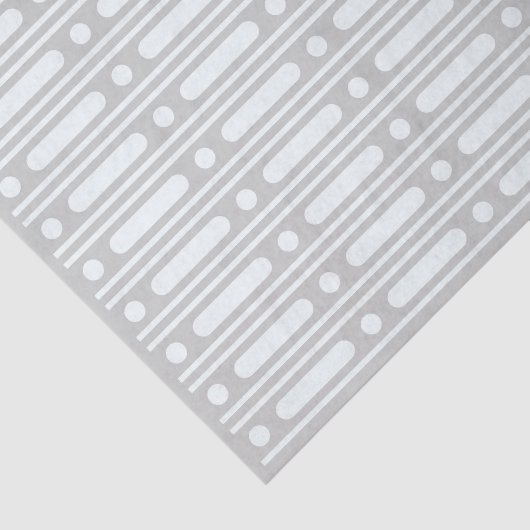 Grey Bone Inlay Dots Border Decoupage Paper Seidenpapier (Ausschnitt)