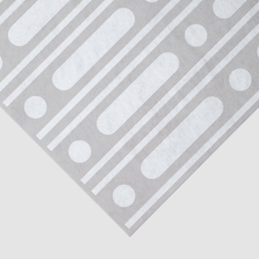 Grey Bone Inlay Dots Border Decoupage Paper Seidenpapier (Ausschnitt)
