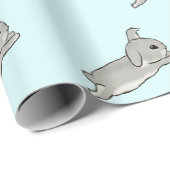 Grey bunny  geschenkpapier (Rolleneckpunkt)