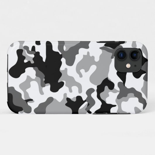Grey Camo iPhone 5 Case (Rückseite (Horizontal))