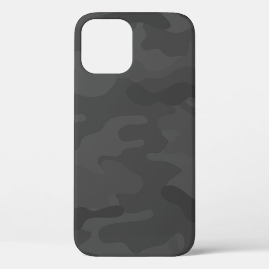 Grey Camo Pattern Case-Mate iPhone Hülle (Rückseite)