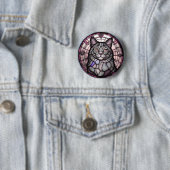 Grey Cat  Button (Beispiel)