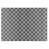 Grey Combination Checkerboard by Shirley Taylor Schneidebrett (Vorderseite)