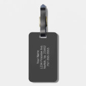 Grey Combincles by Shirley Taylor Gepäckanhänger (Rückseite vertikal)