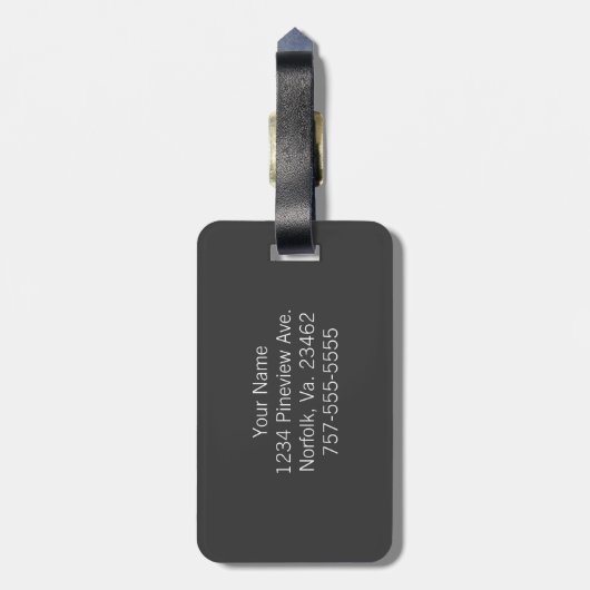 Grey Combincles by Shirley Taylor Gepäckanhänger (Rückseite vertikal)