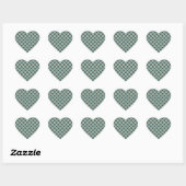 Grey Combincles by Shirley Taylor Herz-Aufkleber (Blatt)