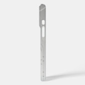 Grey Cyberspace Web 2.0-Stil Case-Mate iPhone Hülle (Rückseite / Links)