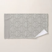 Grey Damask  Badhandtuch Set (Handtuch)