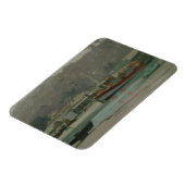 Grey Day Fisherman's Quay Magnet (Linke Seite)