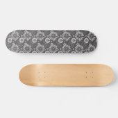 grey floral skateboard (Horizontal)