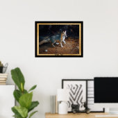 Grey Fox Ready Poster (Heimbüro)