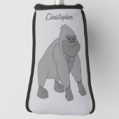 Grey Gorilla Design Golf Headcover (Rotieren 90)