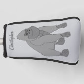 Grey Gorilla Design Golf Headcover (Vorderseite)