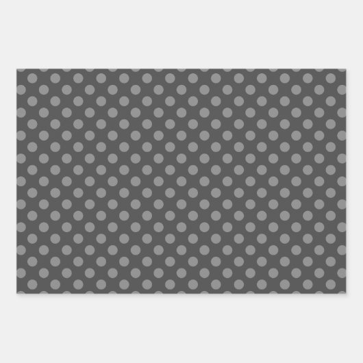 Grey & Grey Multi-Pattern Wrapping Paper Sheets Geschenkpapier Set (Vorderseite)
