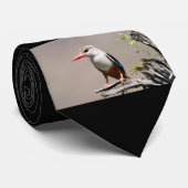 Grey-Headed Kingfisher Krawatte (Gerollt)