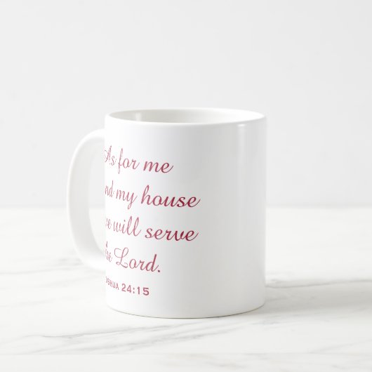 Grey Kingbird und Bible Verse Kaffeetasse (Vorderseite Links)