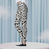 Grey Leopard Safari Print Leggings