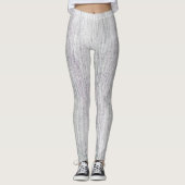 Grey Marble Patterned Leggings (Vorderseite)
