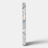 Grey Marbled Abstract Design Case-Mate iPhone Hülle (Rückseite / Links)