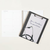 Grey Medical Clipboard mit Stethoscope Planer (Anzeige)