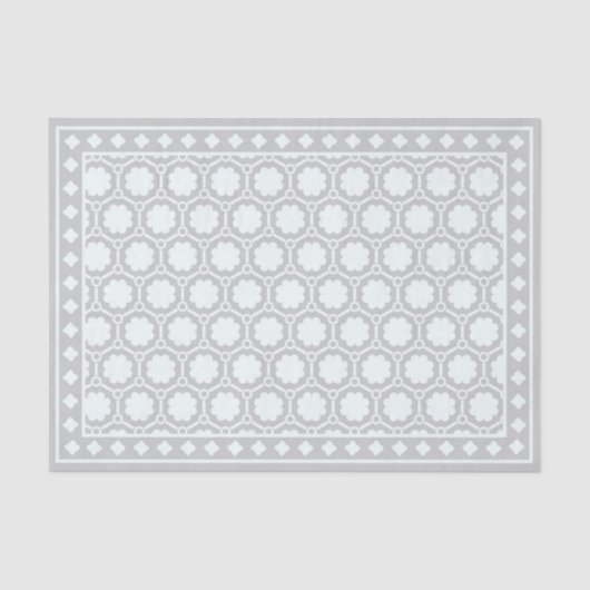 Grey Modern Bone Inlay Decoupage Paper Seidenpapier (Vorderseite)