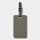 Grey Modern Luggage Tag Gepäckanhänger (Vorderseite vertikal)