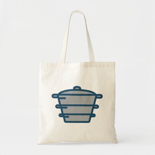 Grey Pot Tote Bag Tragetasche (Vorne)