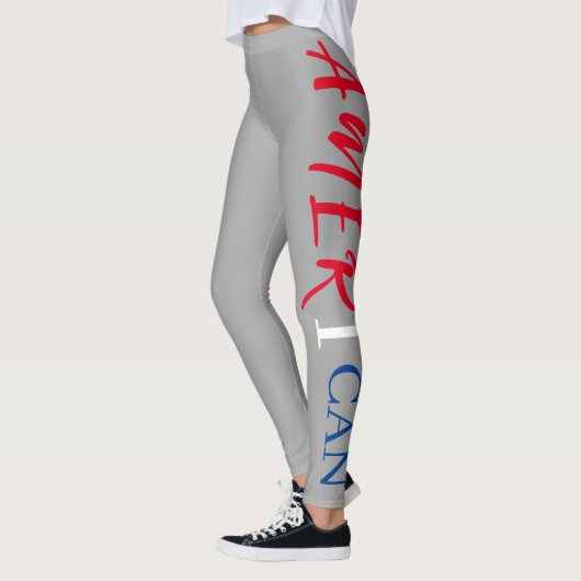 Grey Red White Black Women African America Le Leggings (Links)
