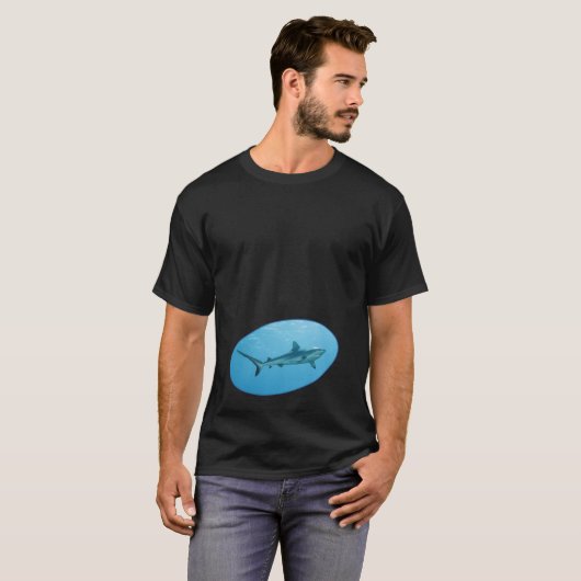 Grey Reefshark, Yap Island - Photographic design | T-Shirt (Vorne ganz)