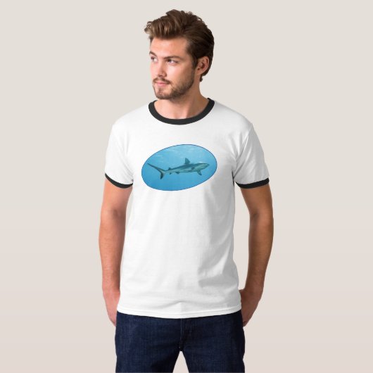 Grey Reefshark, Yap Island - Photographic design | T-Shirt (Vorne ganz)