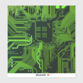 Grey-Schalttafel für Nerd-Leiterplatten Aufkleber (Blatt)