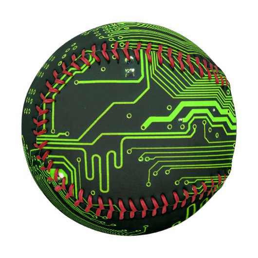 Grey-Schalttafel für Nerd-Leiterplatten Baseball (Vorderseite Links)