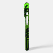 Grey-Schalttafel für Nerd-Leiterplatten Case-Mate iPhone Hülle (Rückseite / Links)