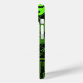 Grey-Schalttafel für Nerd-Leiterplatten Case-Mate iPhone Hülle (Rückseite / Links)