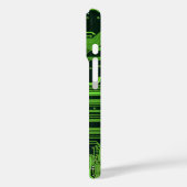 Grey-Schalttafel für Nerd-Leiterplatten Case-Mate iPhone Hülle (Rückseite / Links)