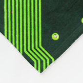 Grey-Schalttafel für Nerd-Leiterplatten Fleecedecke (Ecke)