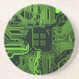 Grey-Schalttafel für Nerd-Leiterplatten Getränkeuntersetzer