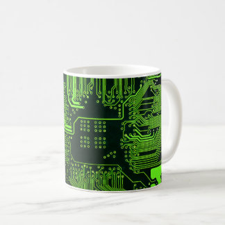 Grey-Schalttafel für Nerd-Leiterplatten Kaffeetasse