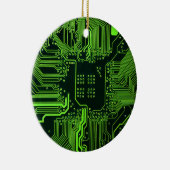 Grey-Schalttafel für Nerd-Leiterplatten Keramik Ornament (Rechts)