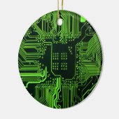 Grey-Schalttafel für Nerd-Leiterplatten Keramik Ornament (Links)