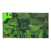 Grey-Schalttafel für Nerd-Leiterplatten Kissenbezug (Rückseite-Rechts)