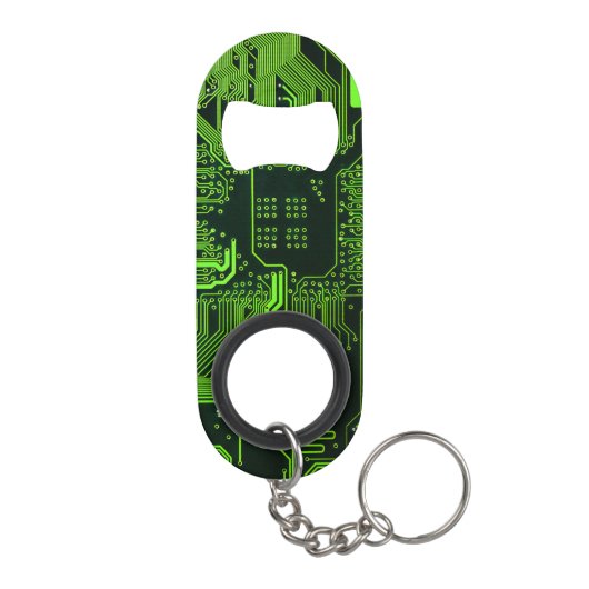 Grey-Schalttafel für Nerd-Leiterplatten Mini Flaschenöffner (Rückseite)