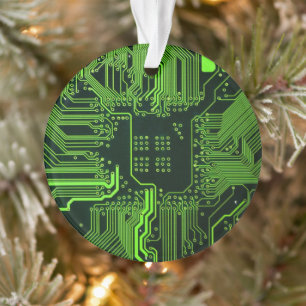 Grey-Schalttafel für Nerd-Leiterplatten Ornament